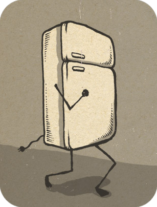 refrigerator running